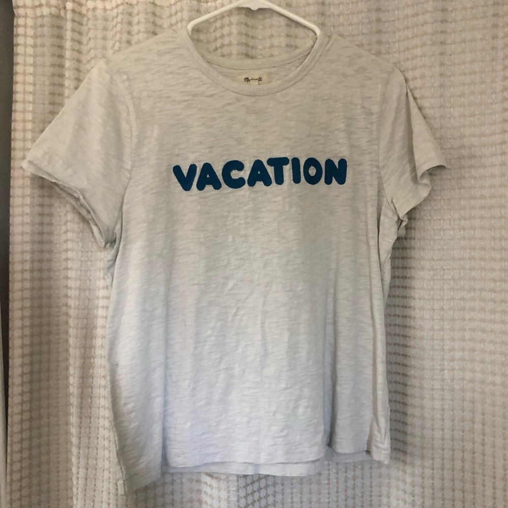 Madewell Embroidered Short Sleeve Shirt